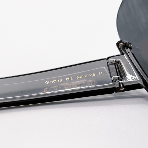 NEW GUCCI SILVER UNISEX MASK SUNGLASSES, GUCCI SHIELD EYEWEAR - Picture 10 of 12